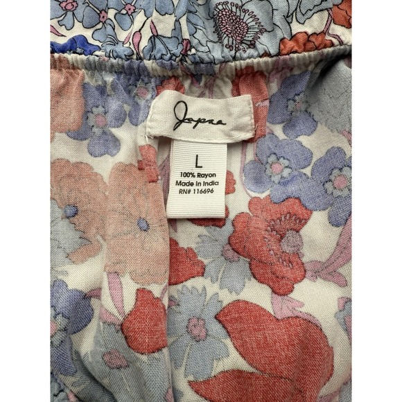 DG2 Pink Wash Ruffled-Hem Stretch Denim Jacket XL & Japna‎ Strapless Dress Sz L - Picture 9 of 15